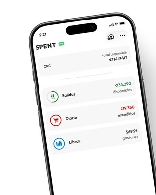 App Spent en un iPhone